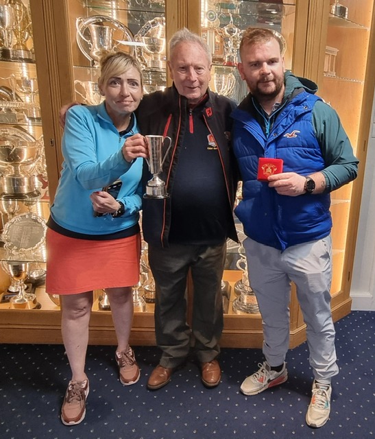 Winners Colm Ivors and Julie Ryan